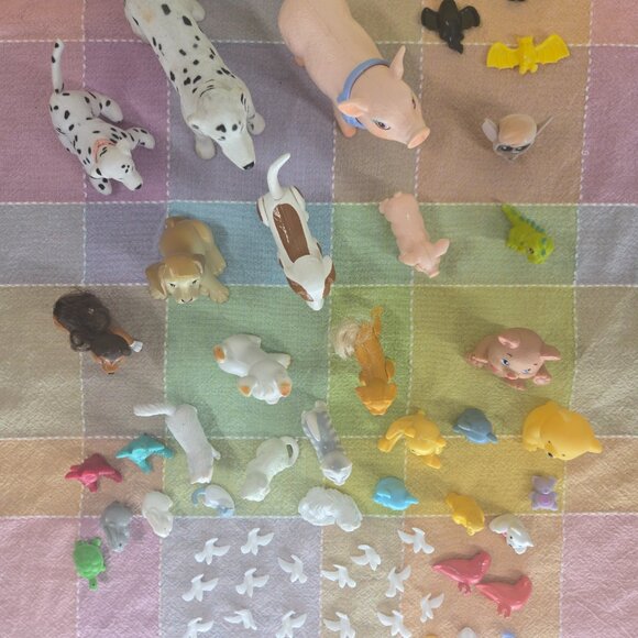 Vintage Miniature Animal Figurines Lot – Mixed Materials & Styles - Picture 7 of 8
